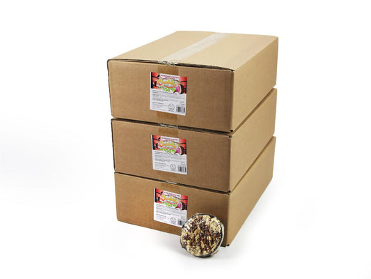 Box of 90 - Chubby Half Filled Coconuts - Peanut Topped