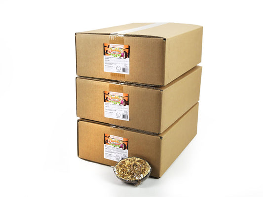 Box of 90 - Chubby Half Filled Coconuts - Mealworm Topped