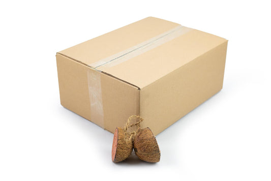 10 x Chubby Dual Half Filled Coconut Feeder Twin Pack