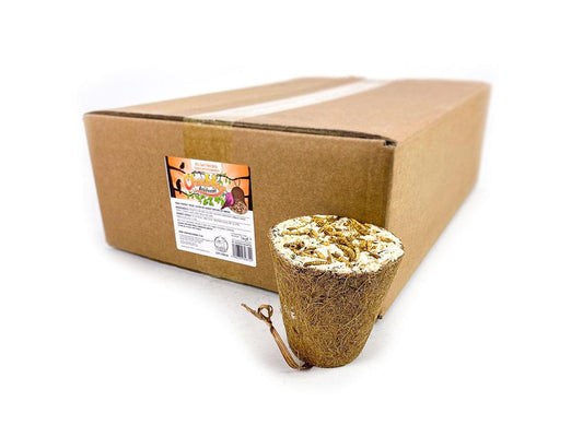 Box of 20 Chubby Filled Coconut Coir Bell - Mealworms