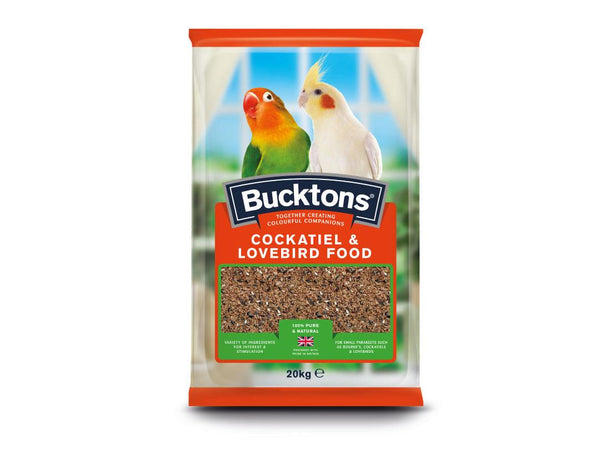 Bucktons Cockatiel & Lovebird Food 20Kg