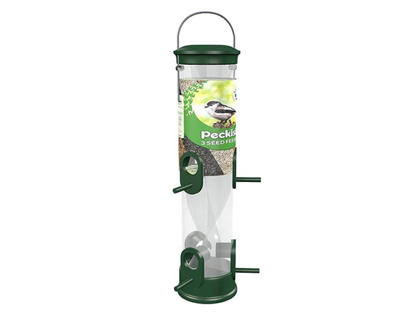Peckish All Weather Large 3 Seed Feeder