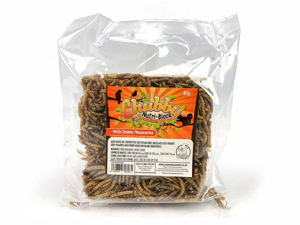 Chubby Nutri-Block Mealworm Cake - Pack of 3