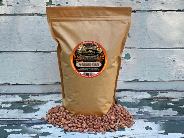 Chubby 2kg Whole Peanuts for Wild Birds - Biodegradable Bag