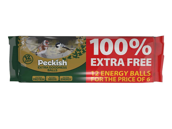Peckish Extra Goodness Energy Balls 6 + 100% Extra Free