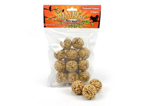Chubby Nutri-Nuggets Small Animal Seed & Mealworm Ball