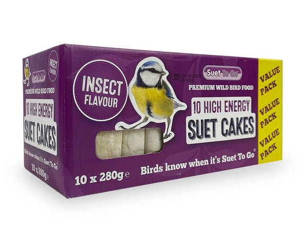 Suet To Go Insect Recipe Suet Block 280g (10 Pack)