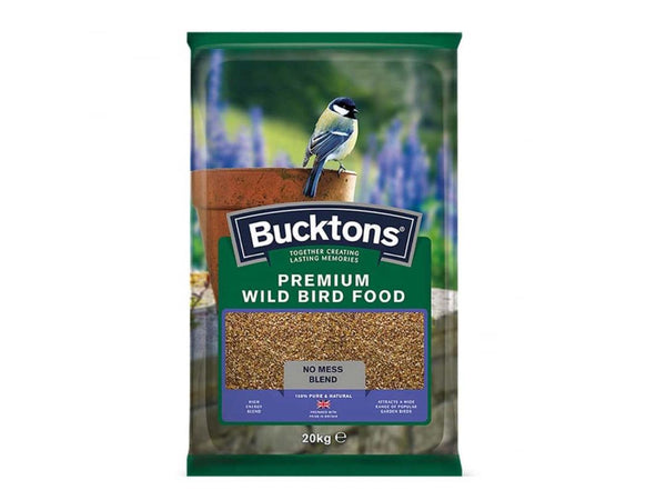 Bucktons Premium Wild Bird Food- No Mess 20kg