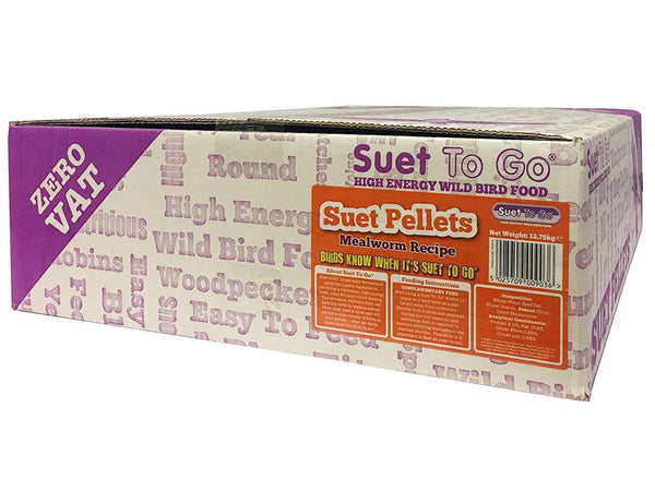 12.75Kg Suet To Go High-Energy Mealworm Suet Pellets