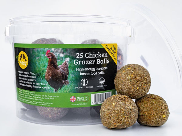 Feldy 25 High Protein Chicken Grazer Balls