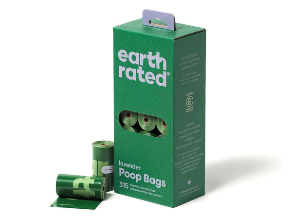 Earth Rated Poop Bags 315 Refill Rolls - Lavender