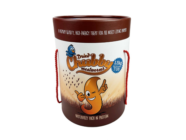 1.5Kg Chubby Mealworm Recyclable Tub