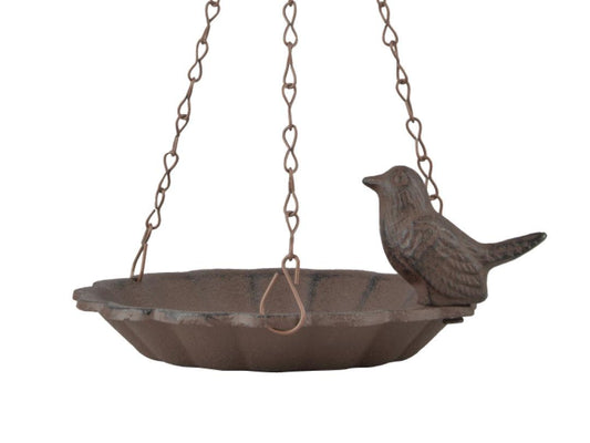 Fallen Fruits Cast Iron Hanging Bird Bath