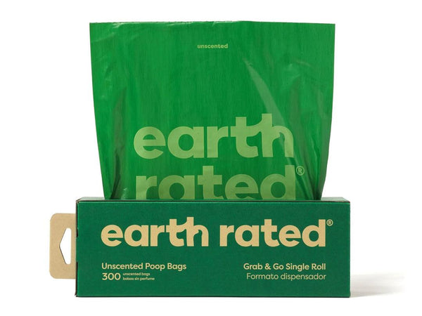 Earth Rated Poop Bags 300 Roll - Unscented