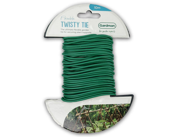 Gardman Twisty Tie Garden Wire 10m