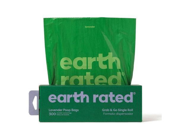 Earth Rated Poop Bags 300 Roll - Lavender