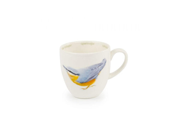 CJ Wildlife Illustrated Nuthatch Mug - Elwin Van Der Kolk Design