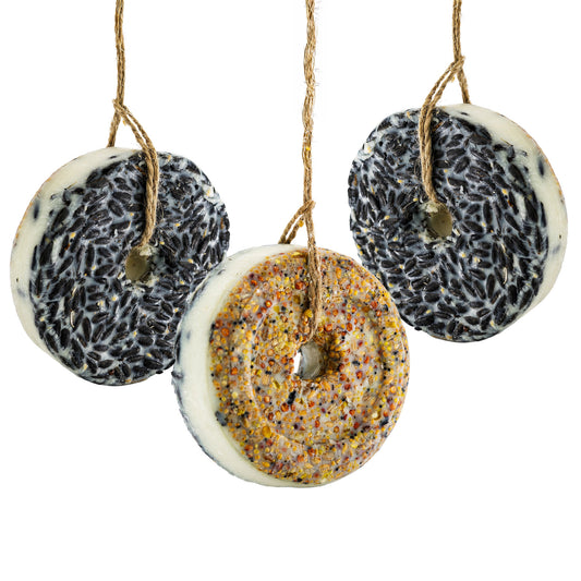 Chubby Sunflower Suet Disc for Wild Birds (3 Pack)