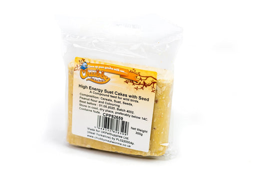 12 x Chubby High Energy Suet Cakes with Seed