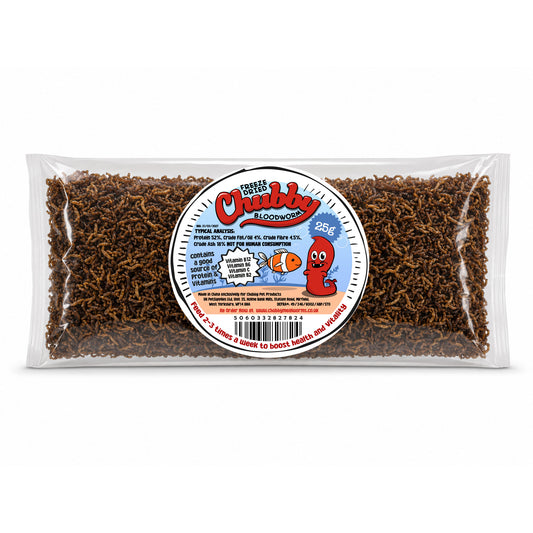 25g Freeze Dried Bloodworm
