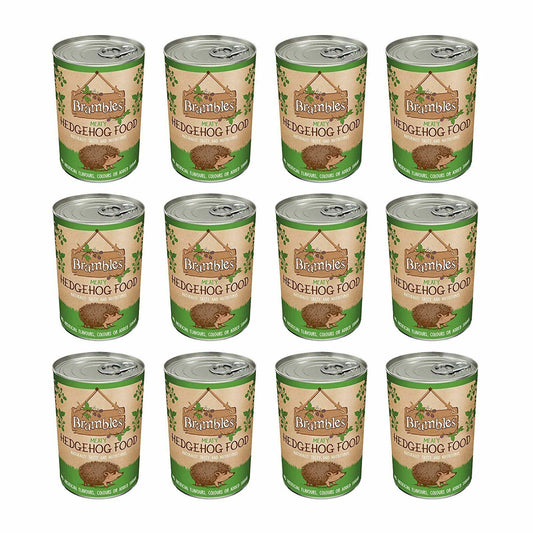 12 x Brambles Meaty Hedgehog Food 400g