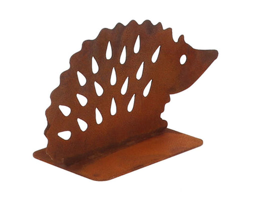 Fallen Fruits Garden Decor - Rust Hedgehog