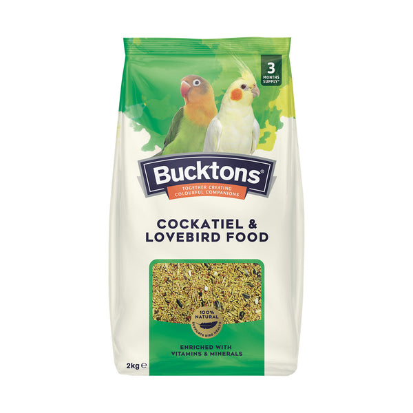 Bucktons Cockatiel & Lovebird Food 2Kg