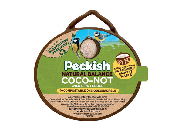 Peckish Natural Balance Coco-Not Feeders Single