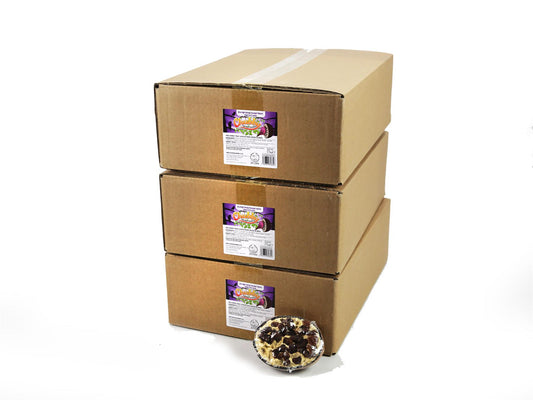 Box of 90 Chubby Half Filled Coconuts - Raisin Topped
