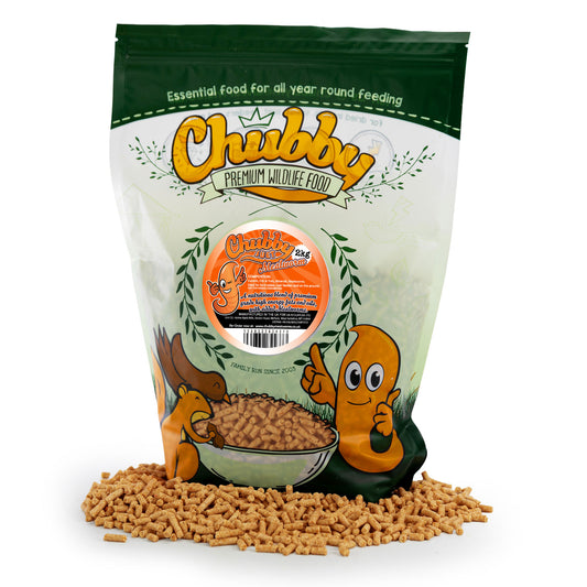 2Kg Chubby High-Energy Mealworm Suet Pellets