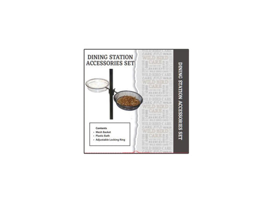Marriages Birdbath & Basket Set For Dining Station - Clearance