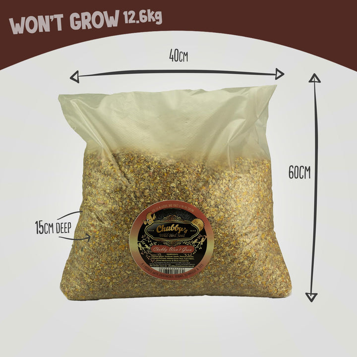 Chubby's Wild Bird Seed - Won't Grow 25.2Kg