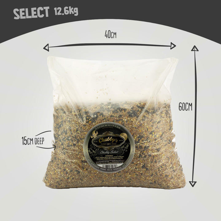 Chubby's Wild Bird Seed - Select 12.6Kg