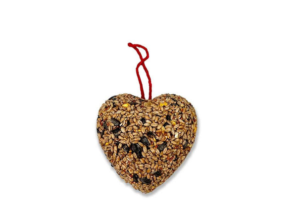 Chubby Hanging Seed Heart - Peanuts & Sunflower Hearts