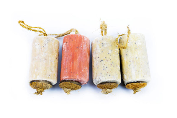 Chubby Suet Rolls 4 Mixed Flavours - Mealworm, Berry, Sunflower Seed & Peanut