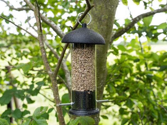 Gardman Black Steel Sunflower Heart Feeder