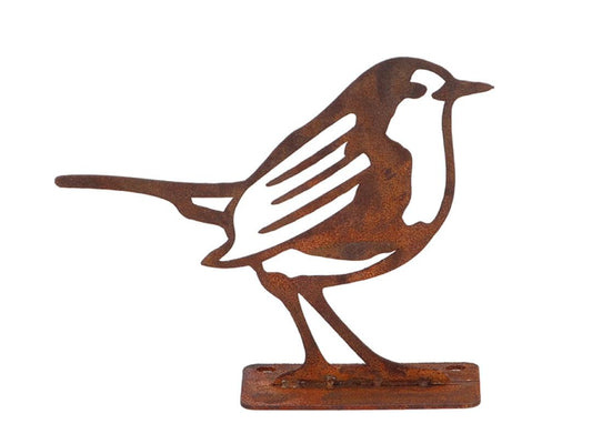 Fallen Fruits Garden Decor - Rust Robin