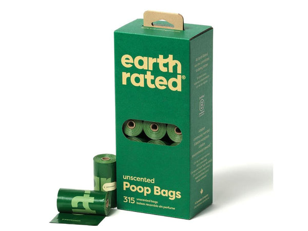 Earth Rated Poop Bags 21 Refill Rolls - Unscented