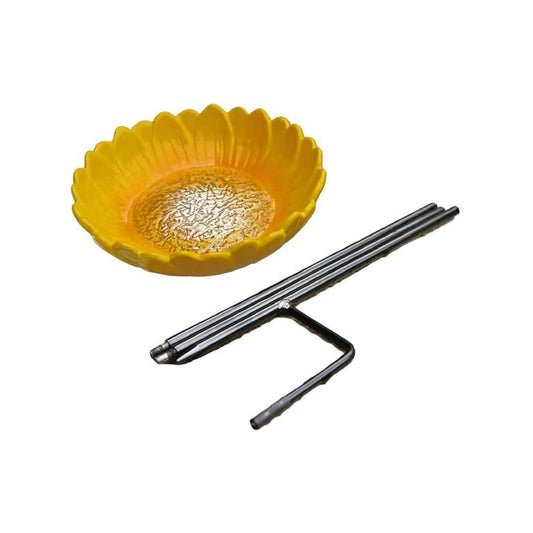 Wildlife World Sunflower Ceramic Bird Feeder