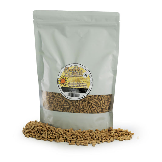 1kg Chubby High-Energy Sunflower Heart Suet Pellets