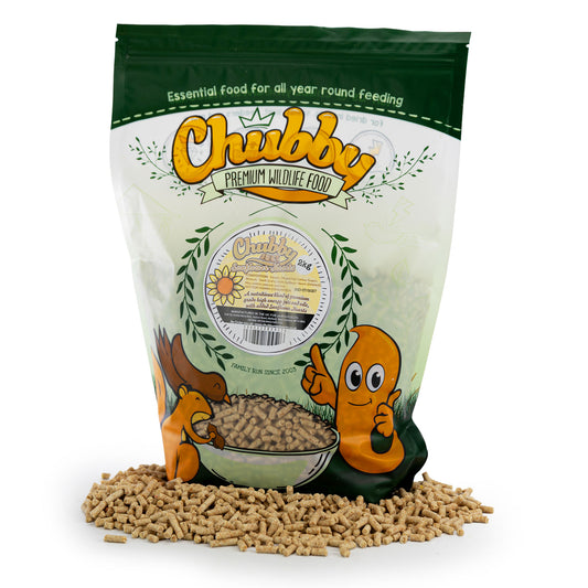 2kg Chubby High-Energy Sunflower Heart Suet Pellets