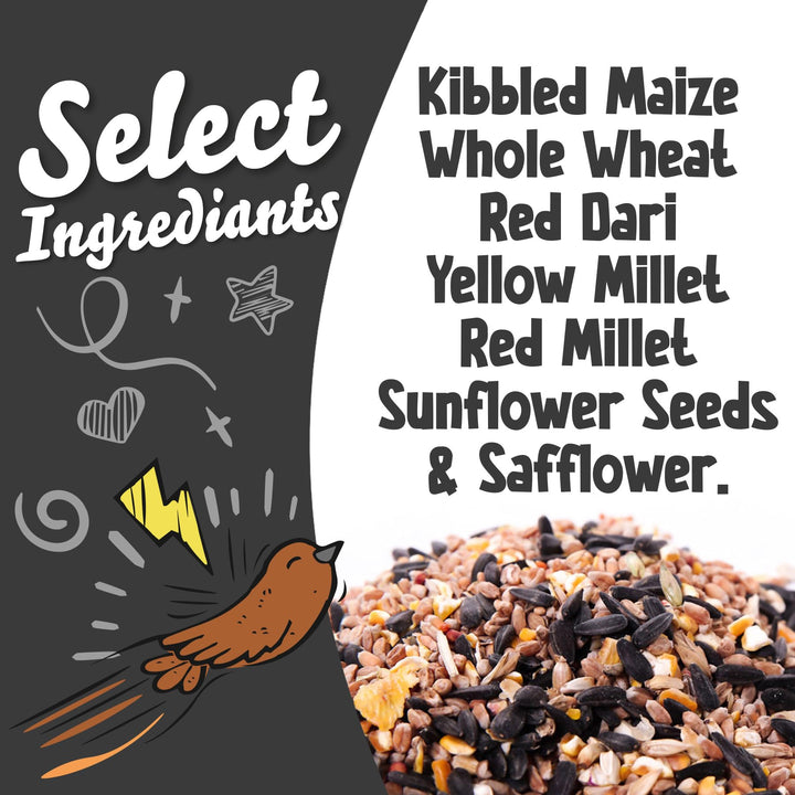 Chubby's Wild Bird Seed - Select 12.6Kg