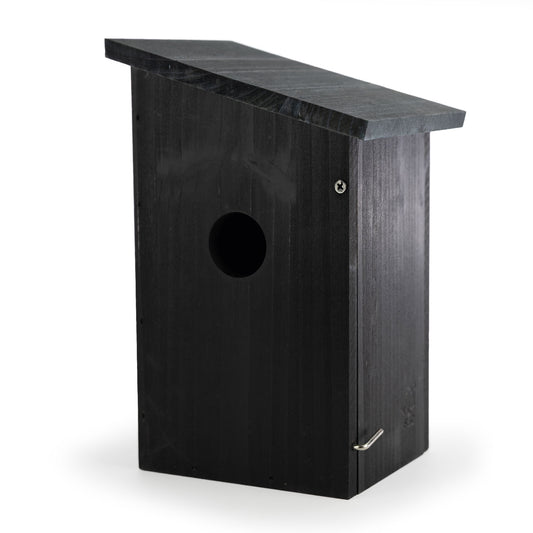 Garden Paradise Black with Dark Grey Roof Nest Box 32mm
