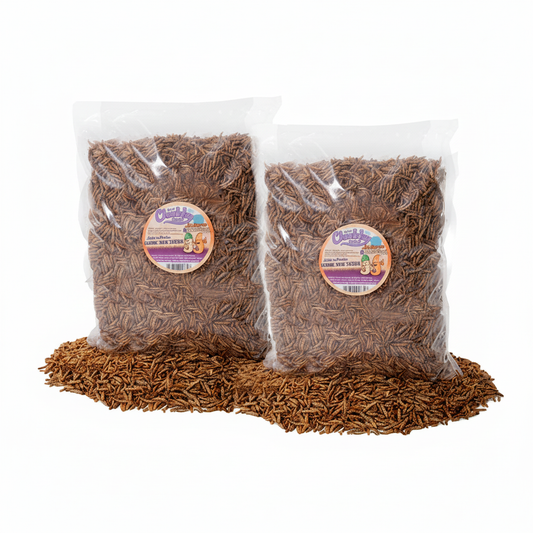 12.6kg bulk bag of dried mealworms and black soldier fly larvae mix for wild birds and chickens