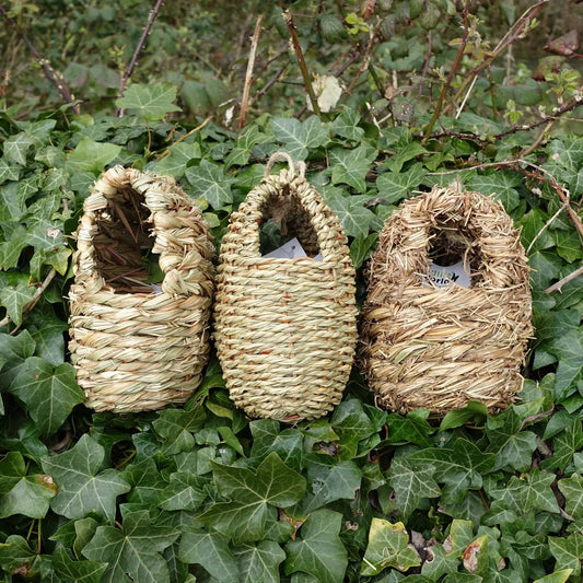 Wildlife World oval roosting nest pocket hanging in greenery