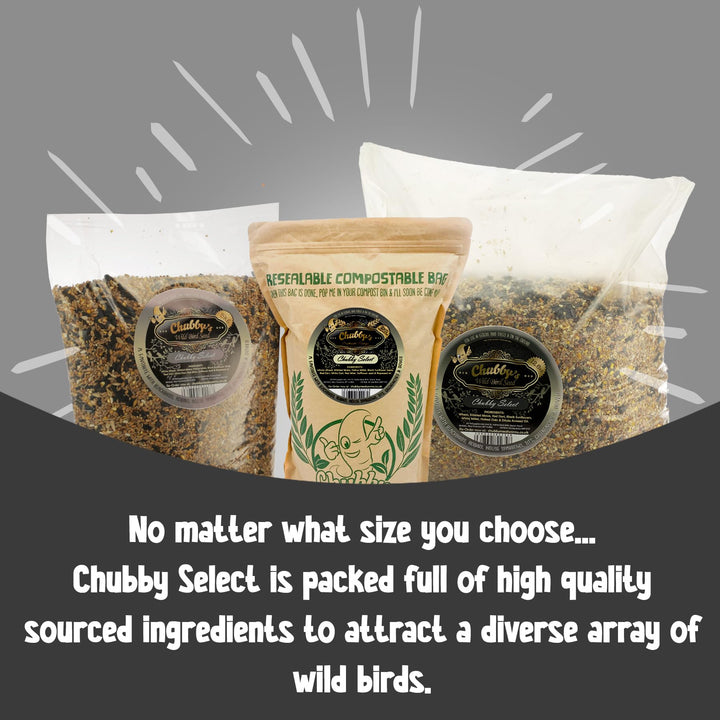 Chubby's Wild Bird Seed - Select 12.6Kg