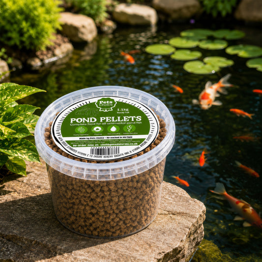 Pets Choice Pond Pellets 1.1kg Tub