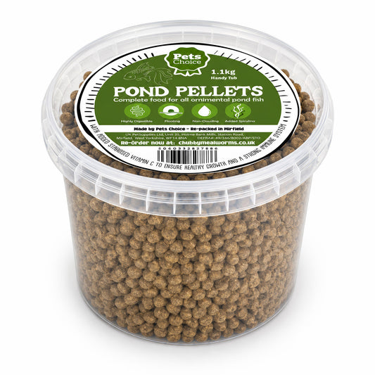 Pets Choice Pond Pellets 1.1kg Tub