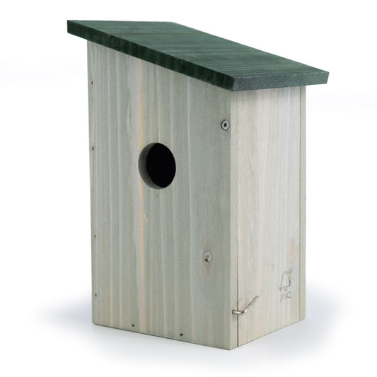 Garden Paradise Grey with Green Roof Nest Box 32mm