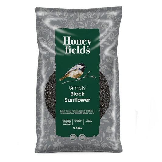 Honeyfields Simply Black Sunflower Seeds12.55kg